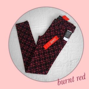 Celebrity Pink Burnt Red Skinny Jeans